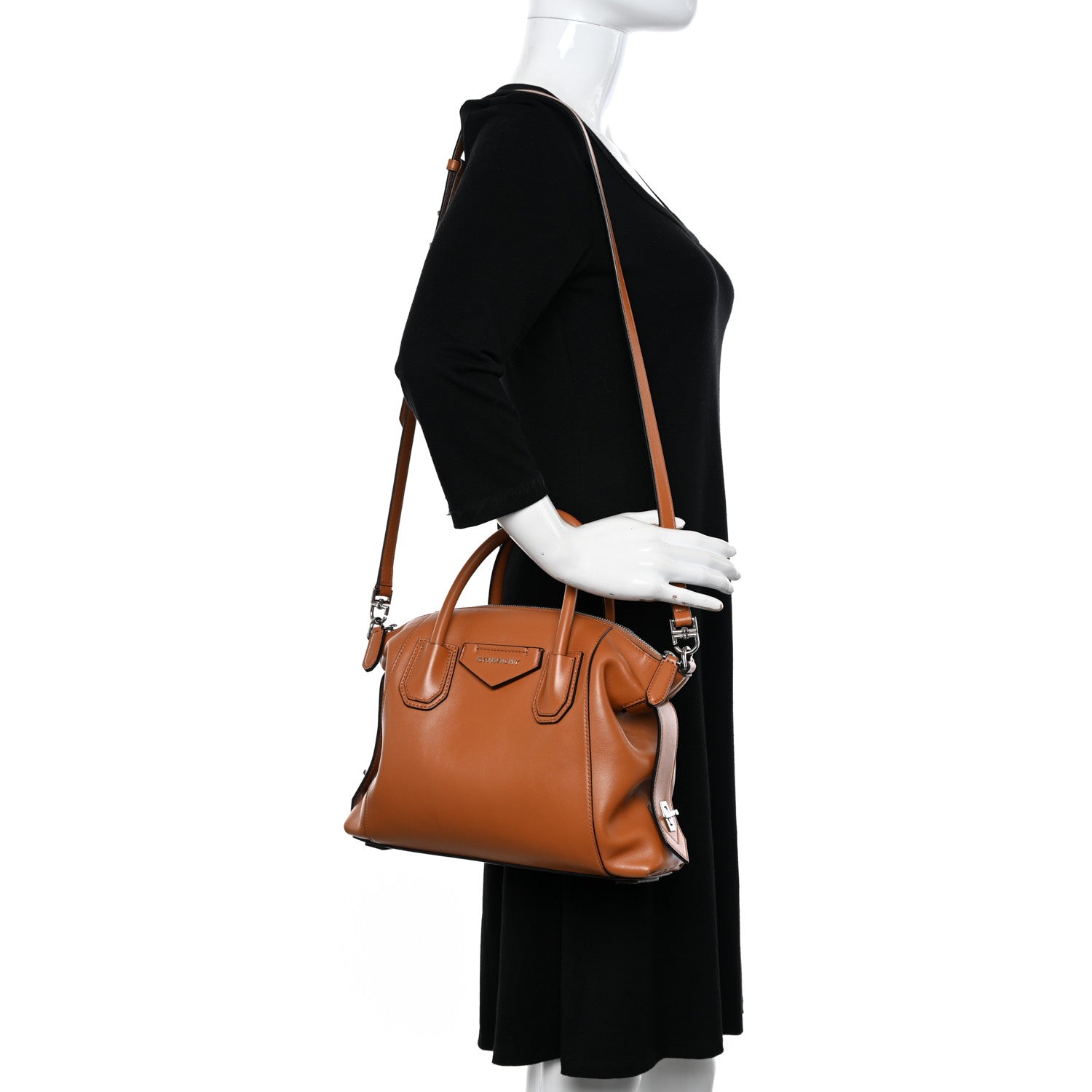 Givenchy Smooth Calfskin Small Soft Antigona Caramel 2 of 18