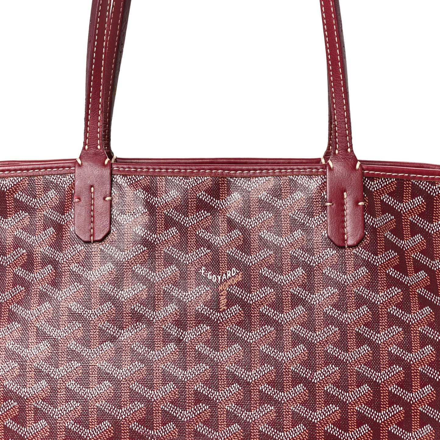 Goyardine Artois PM Burgundy