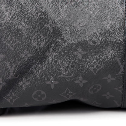 Louis Vuitton Monogram Eclipse Keepall Bandouliere 55 10 of 12
