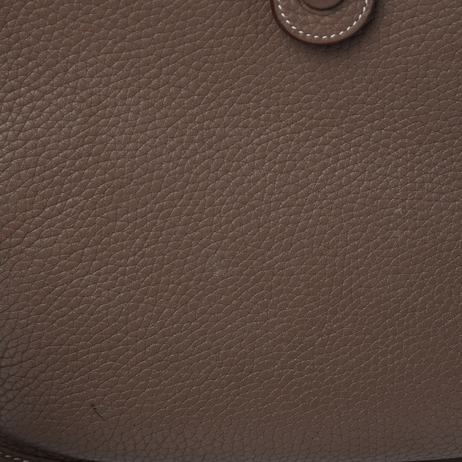 Hermes Taurillon Clemence Evelyne III PM Etoupe 10 of 12
