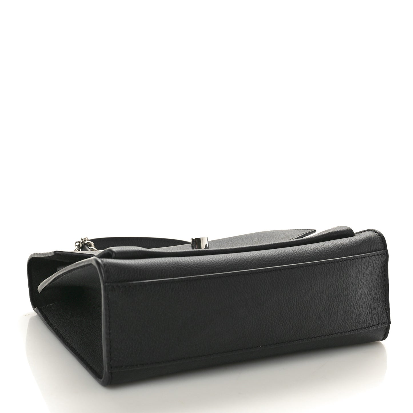 Soft Calfskin Mylockme Chain Bag BB Black