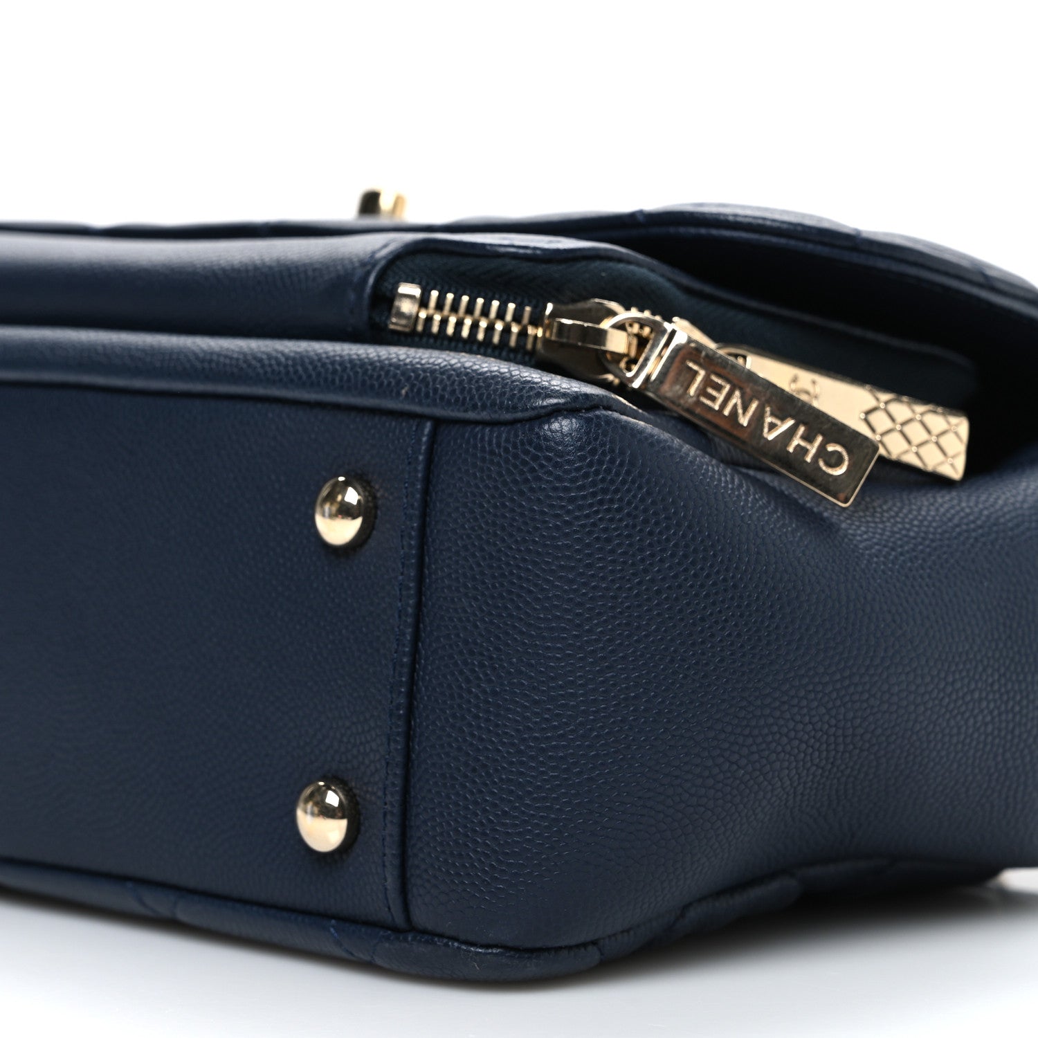Chanel Caviar Quilted Small Business Affinity Flap Navy 1777777