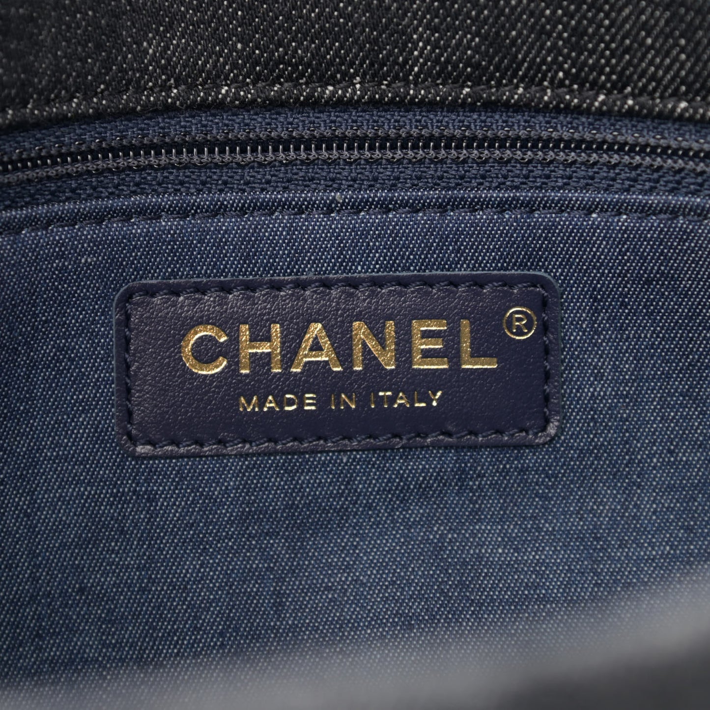 Denim Quilted Medium Funky Town Flap Black