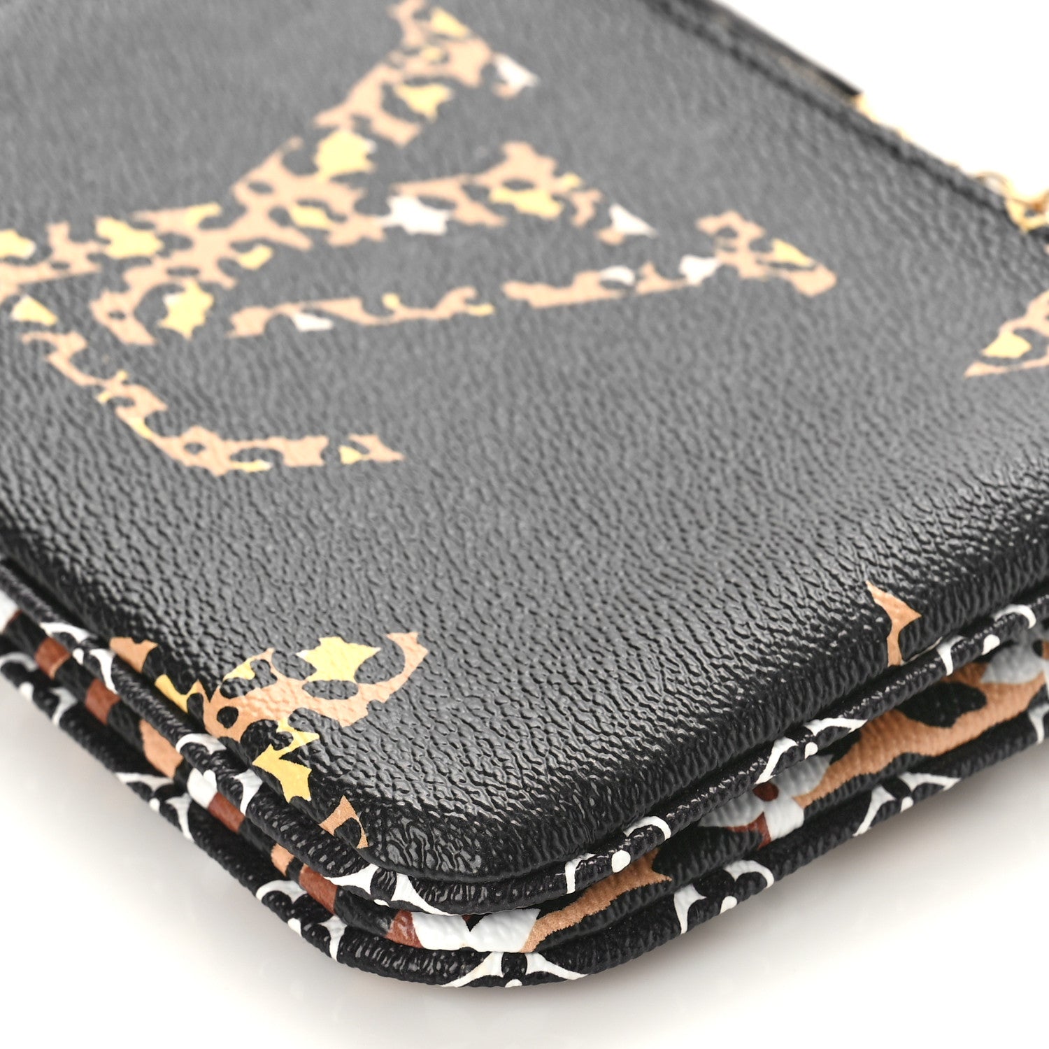 Louis Vuitton Monogram Giant Jungle Pochette Double Zip Black 8 of 8