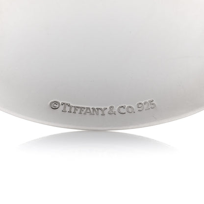 Tiffany Sterling Silver Oval ID Tag Wire Cuff Bangle Bracelet 4 of 5