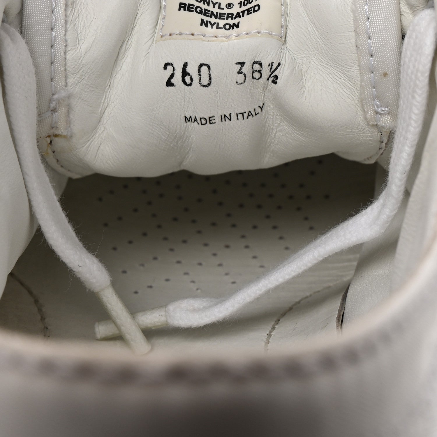 Prada Re-Nylon Gabardine Triangle Logo Double Wheel 50mm Sneakers 38.5 White 9 of 9