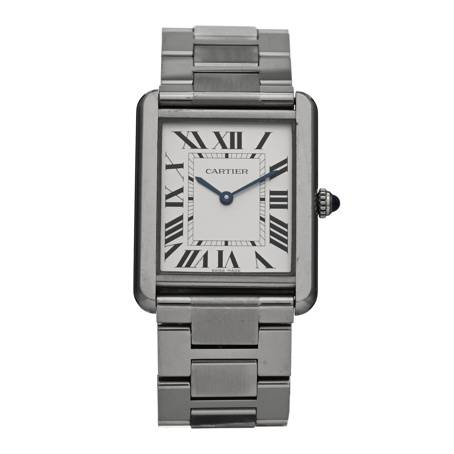 Stainless Steel 27mm Tank Solo Quartz Watch