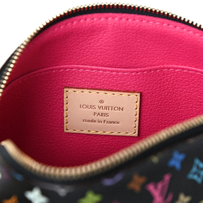 Louis Vuitton Monogram Multicolor Cosmetic Pouch Black Grenade 6 of 8