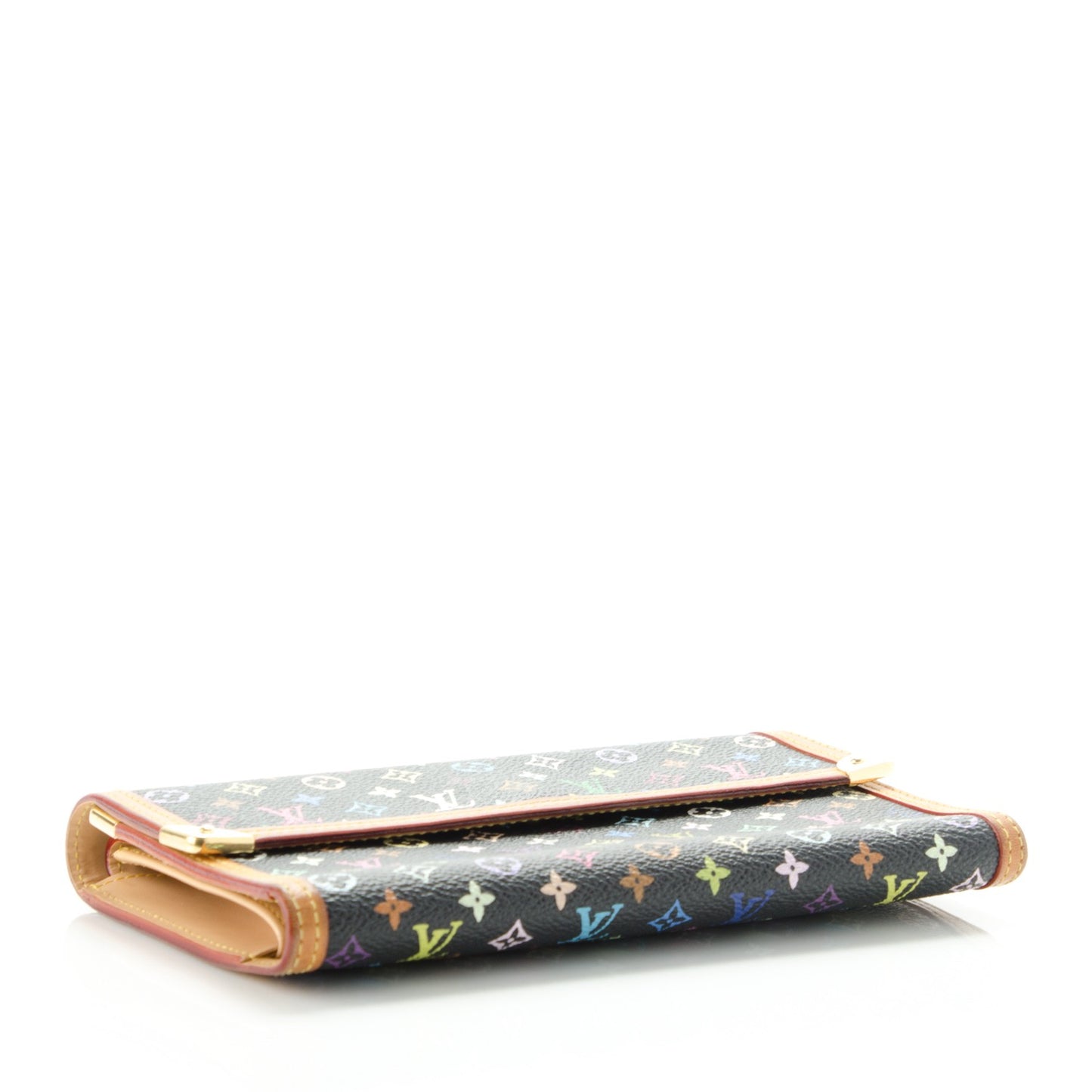 Monogram Multicolor Porte Tresor International Wallet Black