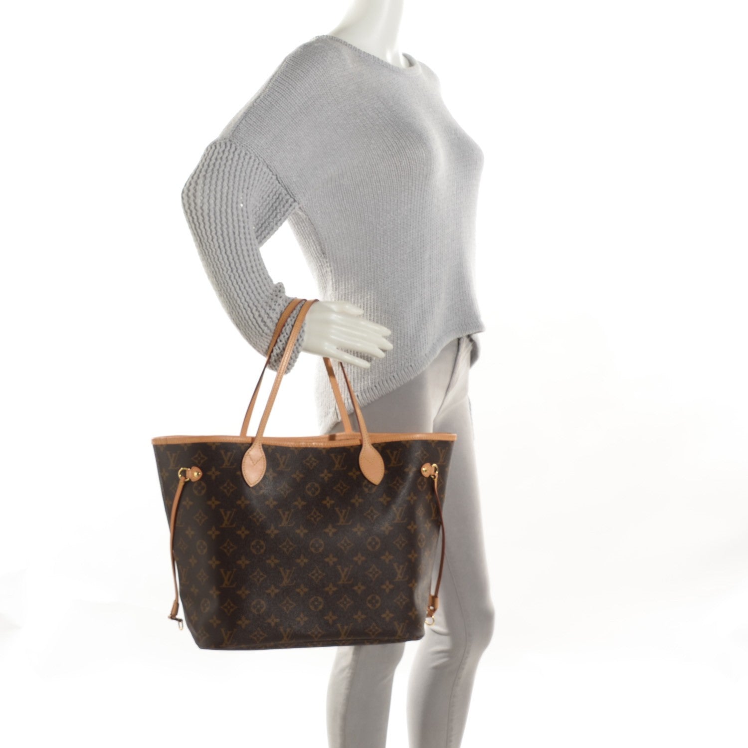 Louis Vuitton Monogram Neverfull MM 2 of 8