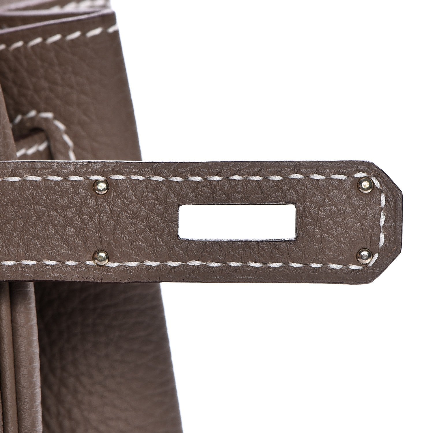 Hermes Togo Kelly Retourne 28 Etoupe 10 of 36