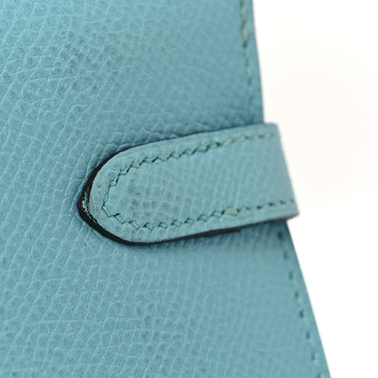 Hermes Epsom Kelly Longue Wallet Bleu Atoll 11 of 13