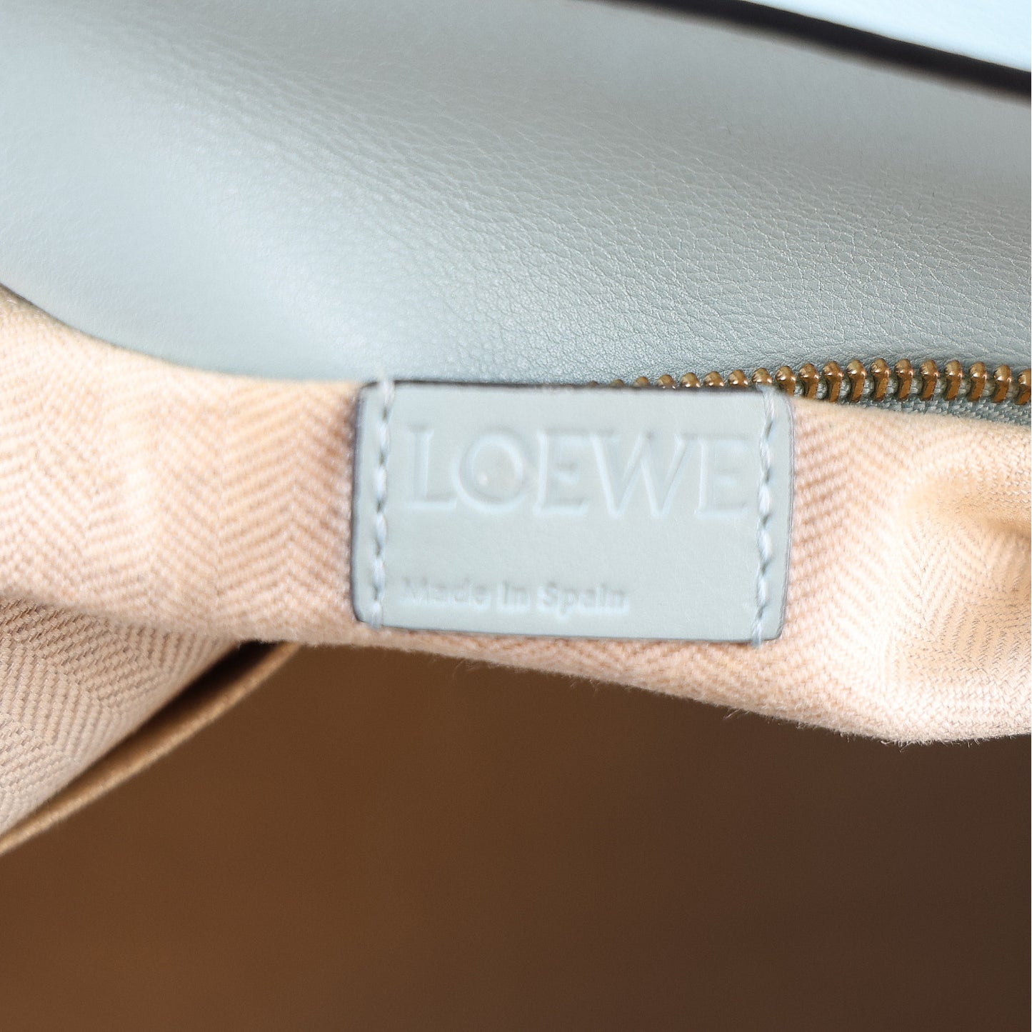Calfskin Medium Puzzle Bag Light Blue