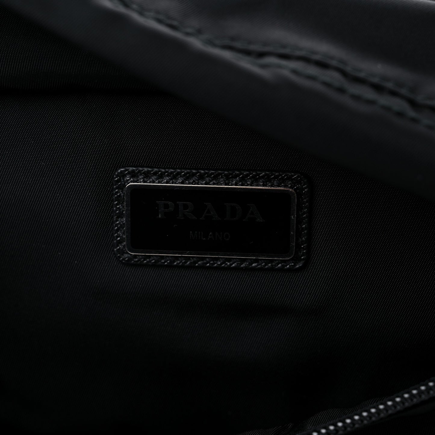 Tessuto Nylon Montagna Belt Bag Black
