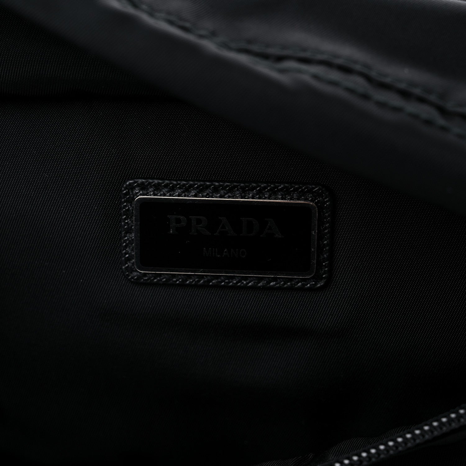 Prada Tessuto Nylon Montagna Belt Bag Black 7 of 9
