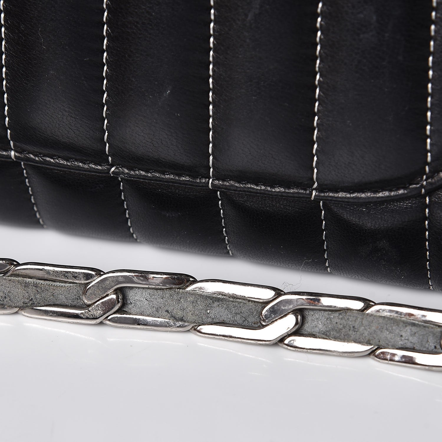 Chanel Lambskin Vertical Quilted Mademoiselle Small Camera Case Black 21 of 25