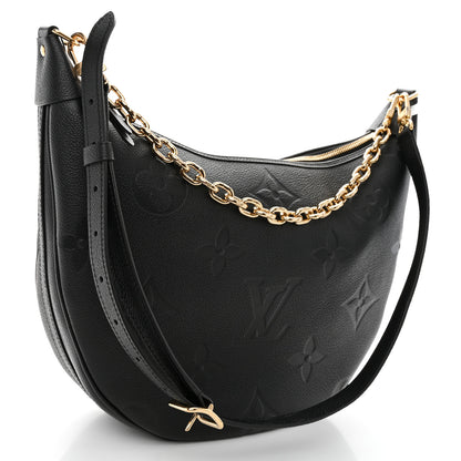 Louis Vuitton Empreinte Monogram Giant Loop Hobo Black 4 of 10