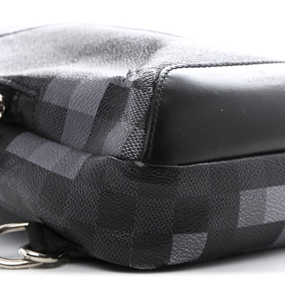 Louis Vuitton Damier Graphite Pixel Avenue Sling Backpack Gris 17 of 27