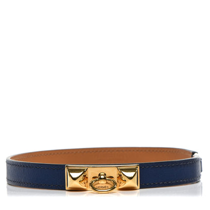 Hermes Swift Rivale Double Tour Bracelet XS Bleu Sapphire 1 of 7