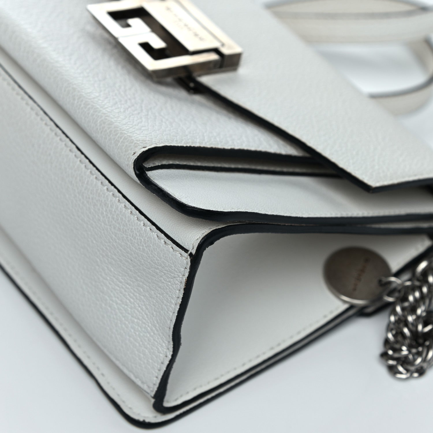 Givenchy Goatskin Small GV3 Shoulder Bag White 7 of 14