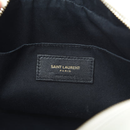 Saint Laurent Calfskin Matelasse Monogram Lou Camera Bag Crema Soft 6 of 17