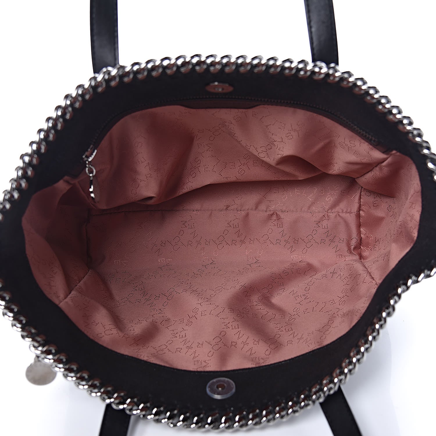 Stella McCartney Shaggy Deer Falabella East West Shopper Tote Black 5 of 13