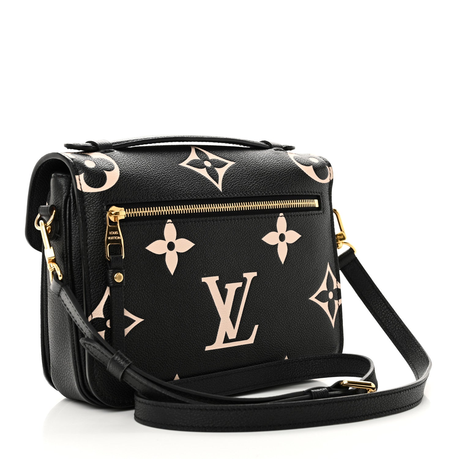 Louis Vuitton Empreinte Monogram Giant Pochette Metis Black Beige 3 of 9