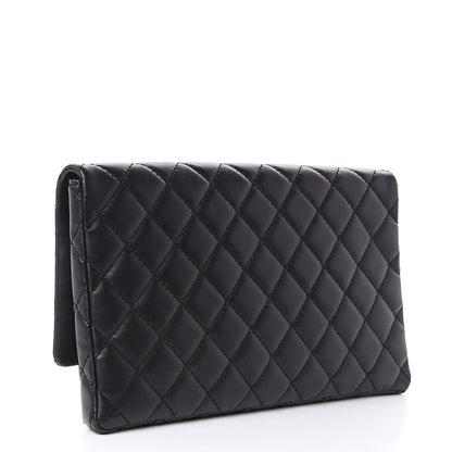 Chanel Aged Calfskin Quilted Reissue 2.55 Clutch Black 3 of 9