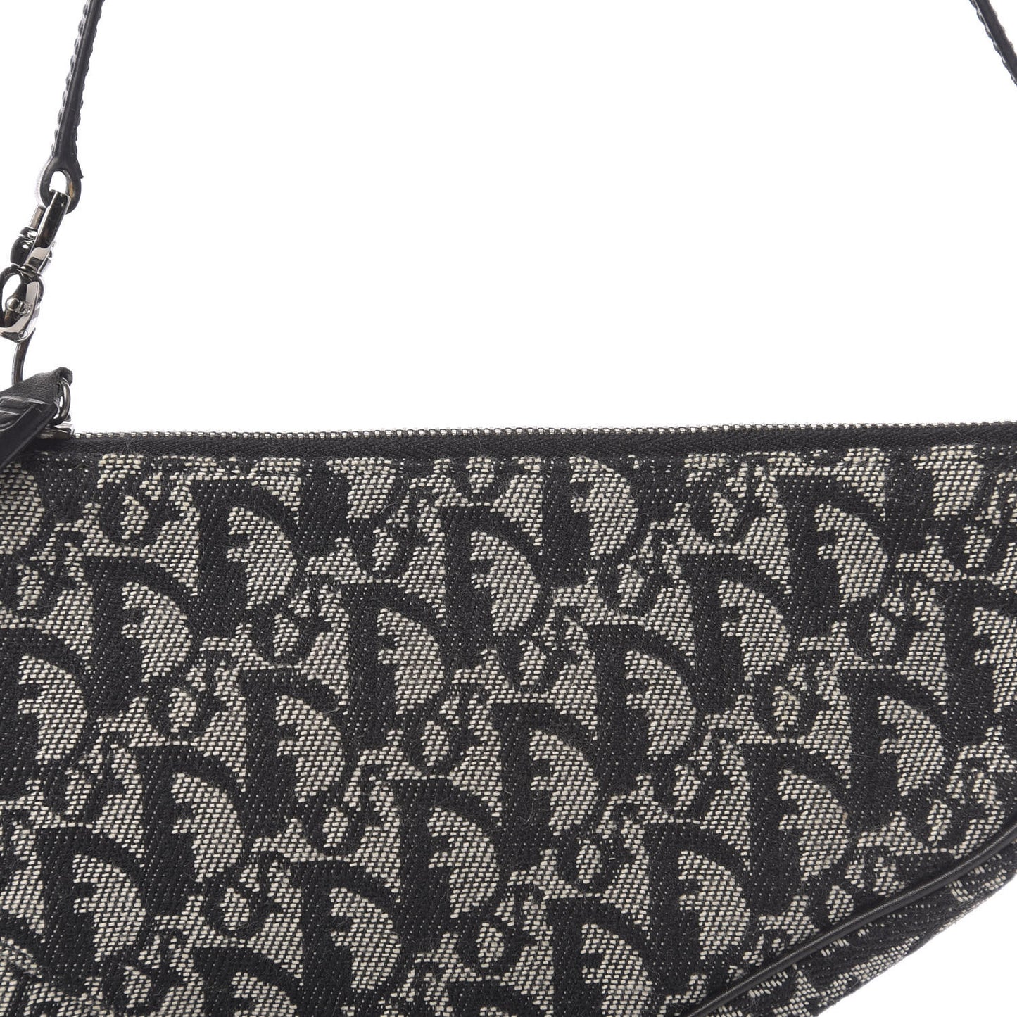 Monogram Mini Saddle Pochette Black