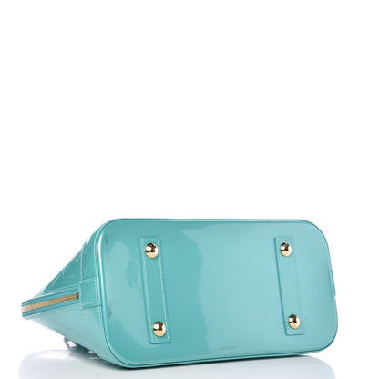 Louis Vuitton Vernis Alma PM Blue Lagon 4 of 9