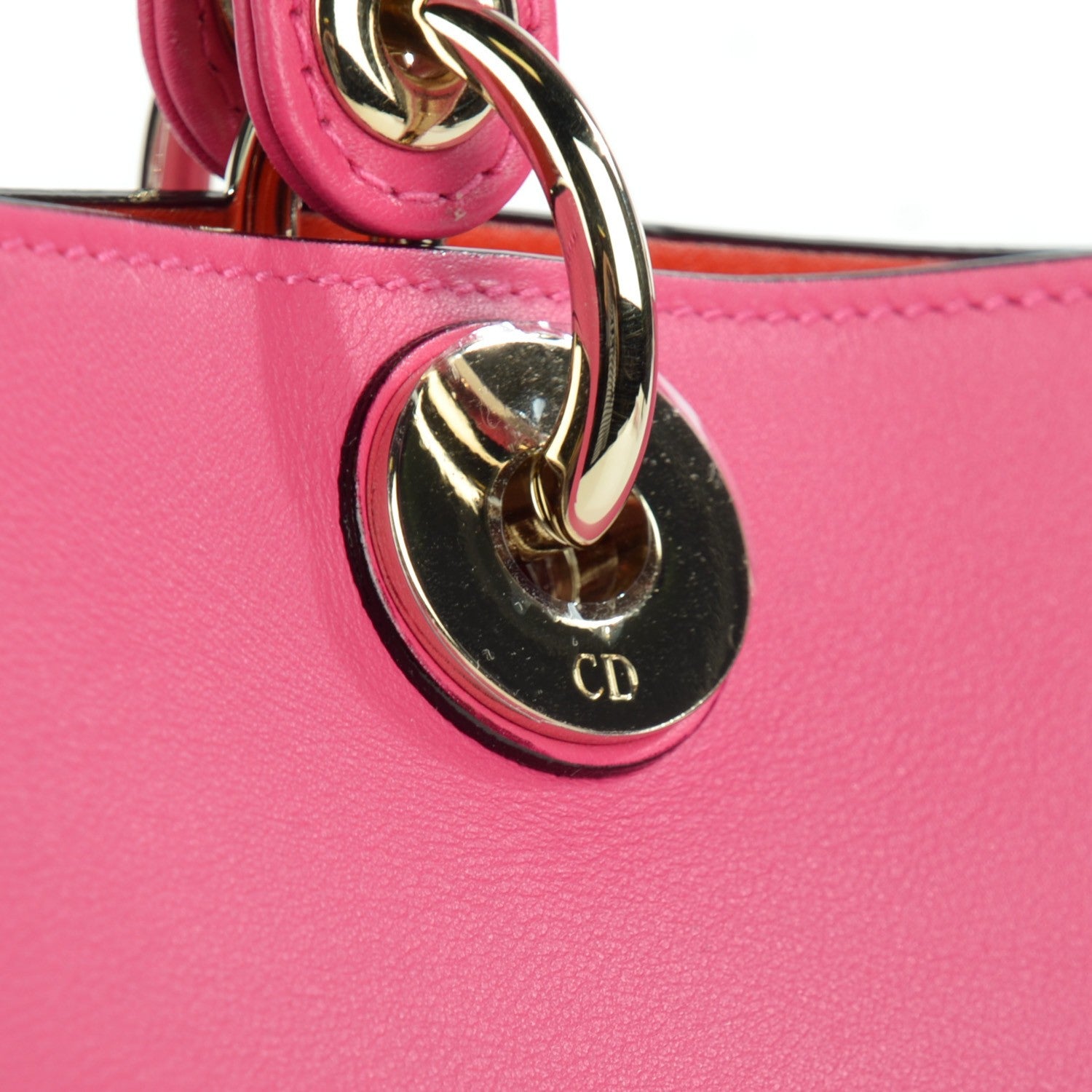 Christian Dior Smooth Calfskin Large Diorissimo Fuchsia 4 of 12