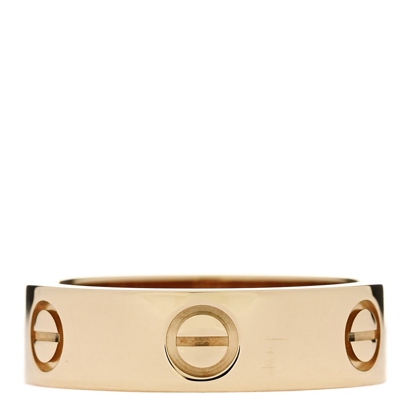 18K Yellow Gold 5.5mm LOVE Ring 54 6.75