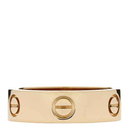 Cartier 18K Yellow Gold 5.5mm LOVE Ring 54 6.75 4 of 5