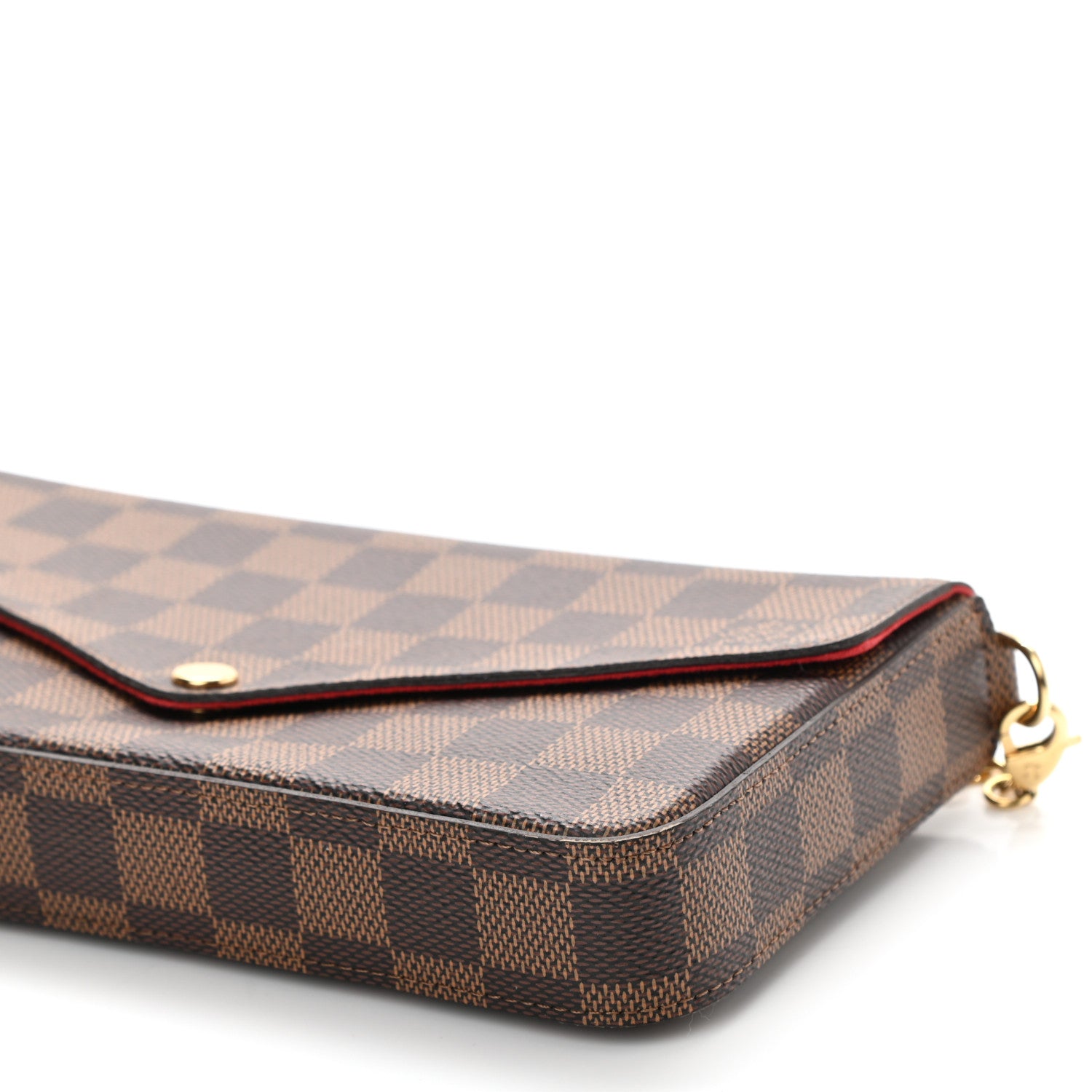 Louis Vuitton Damier Ebene Pochette Felicie Chain Wallet 7 of 7