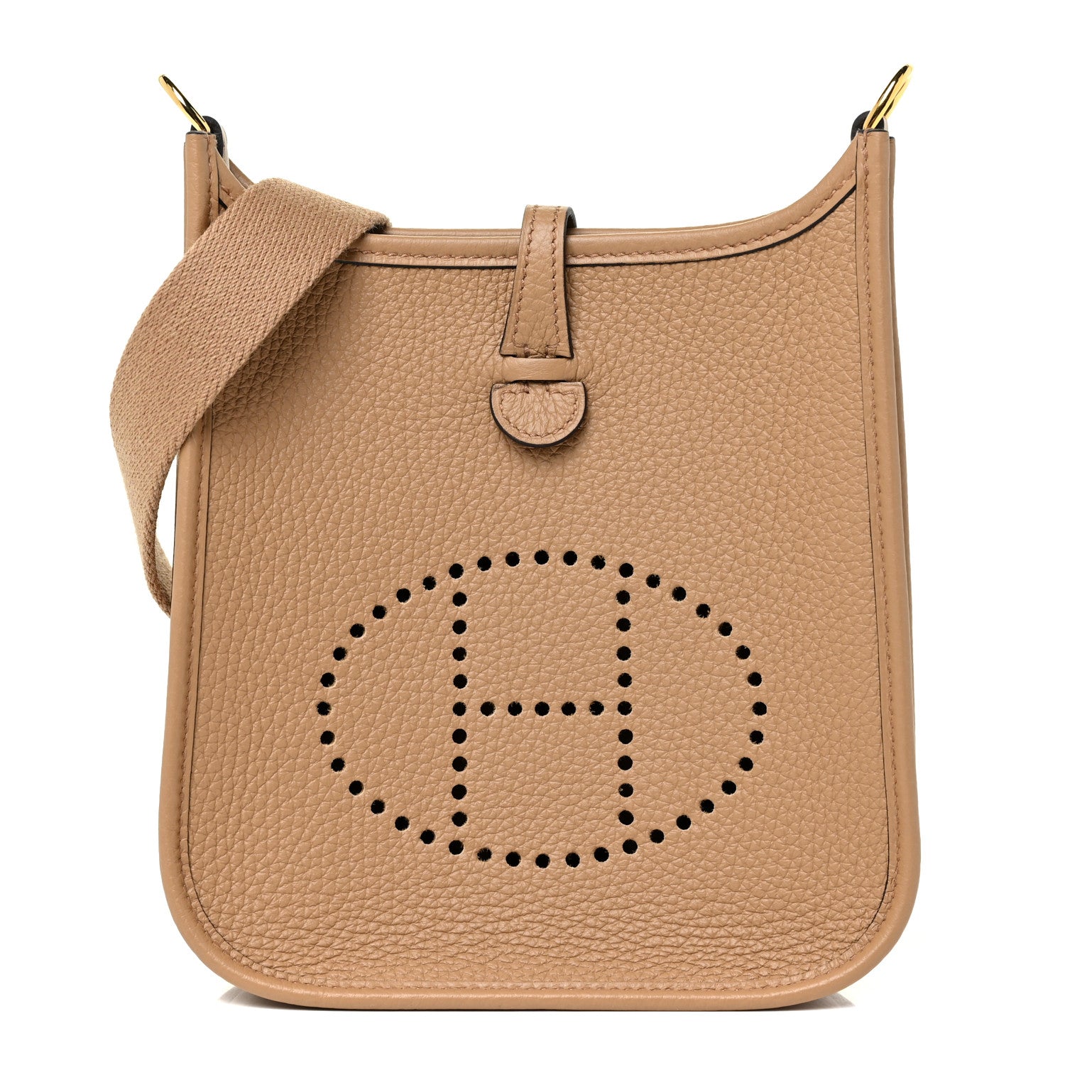 Hermes Taurillon Clemence Evelyne TPM Biscuit 1 of 11
