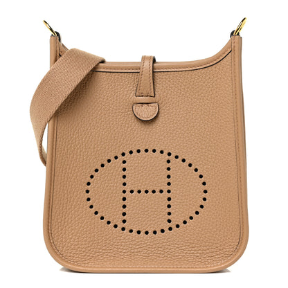 Hermes Taurillon Clemence Evelyne TPM Biscuit 1 of 11