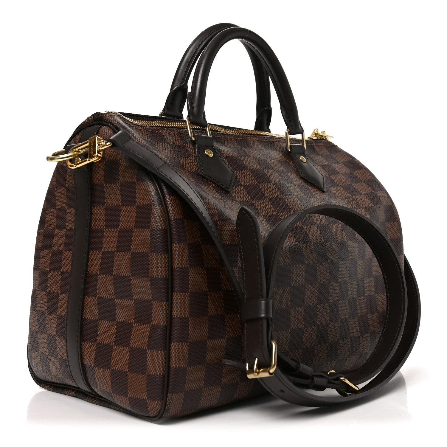 Louis Vuitton Damier Ebene Speedy Bandouliere 30 3 of 10
