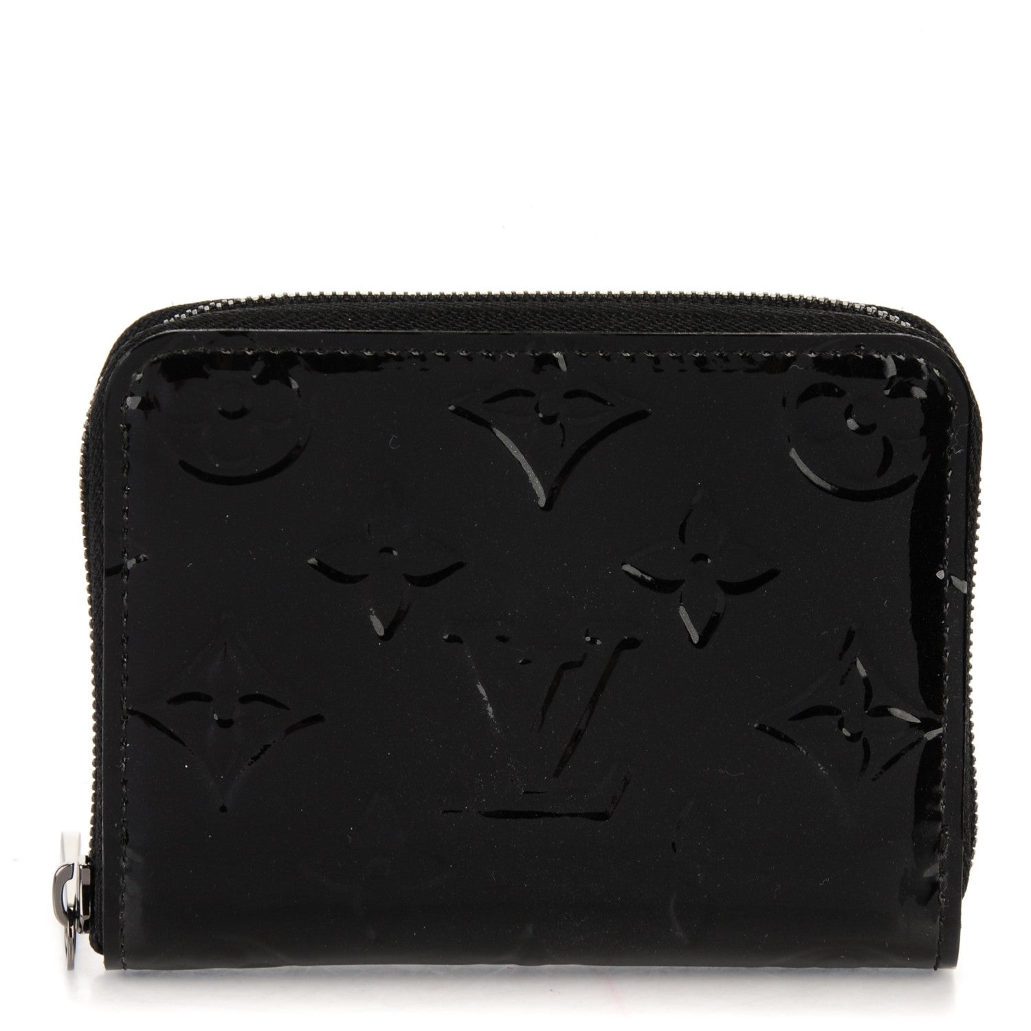 Louis Vuitton Vernis Zippy Coin Purse Wallet Noir Magnetique 1 of 7