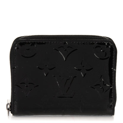 Louis Vuitton Vernis Zippy Coin Purse Wallet Noir Magnetique 1 of 7