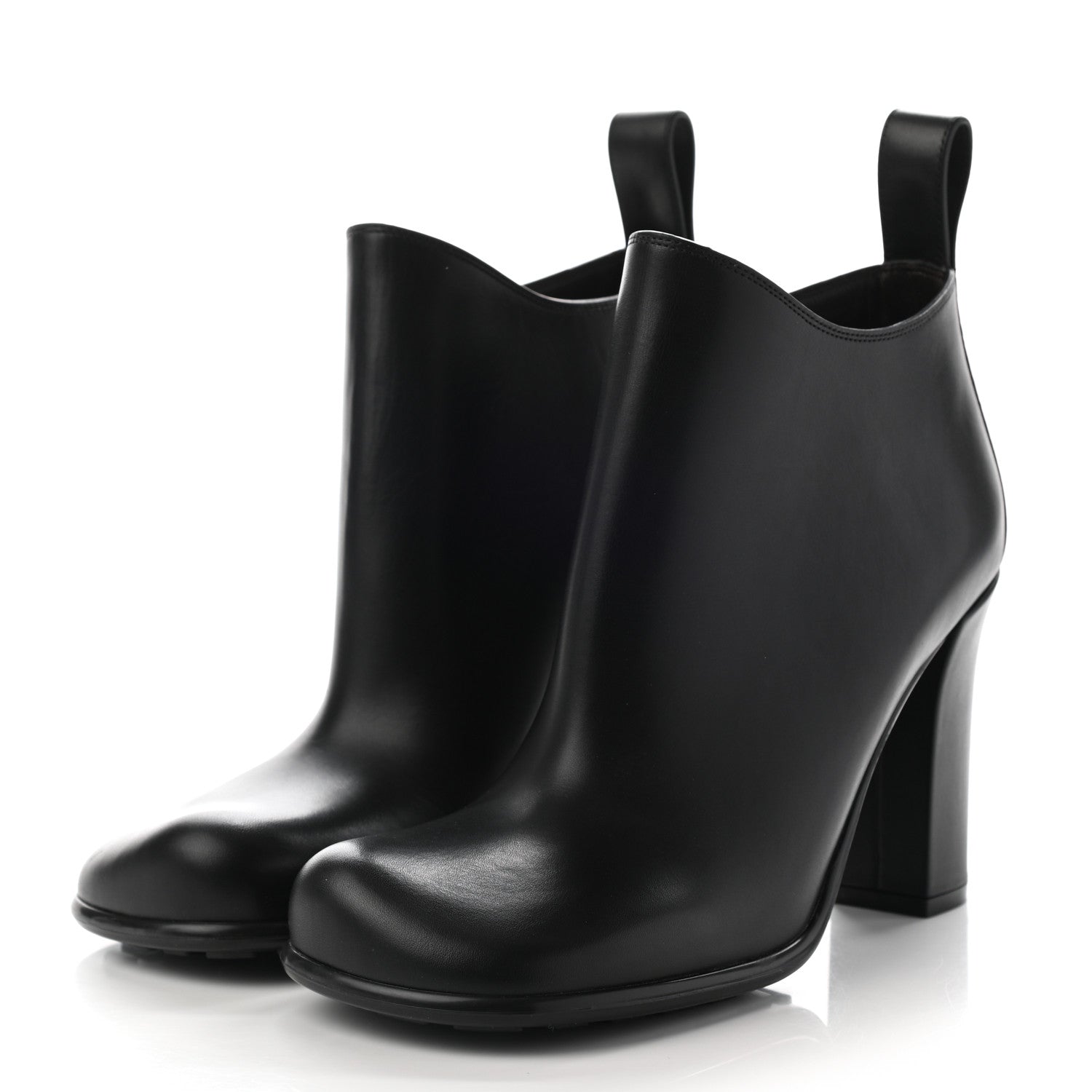 Bottega Veneta Calfskin Storm Ankle Boots 38 Black 3 of 7