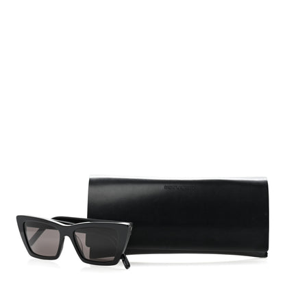 Saint Laurent Acetate Mica Cat Eye Sunglasses SL 276 Black 9 of 9