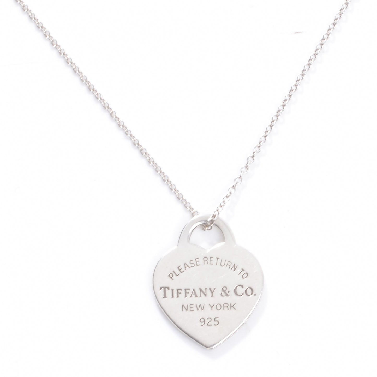 Sterling Silver Small Return to Tiffany Heart Pendant Necklace
