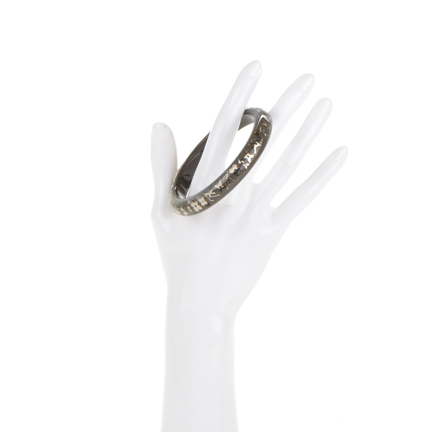 Resin Swarovski Medium Inclusion Bracelet PM Grey