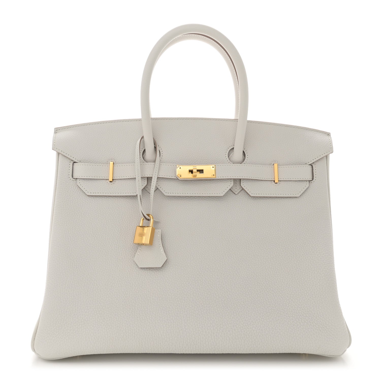 Hermes Togo Birkin 35 Gris Pale 1 of 12