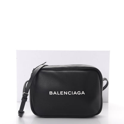 Balenciaga Calfskin Logo S Everyday Camera Bag Black 8 of 8