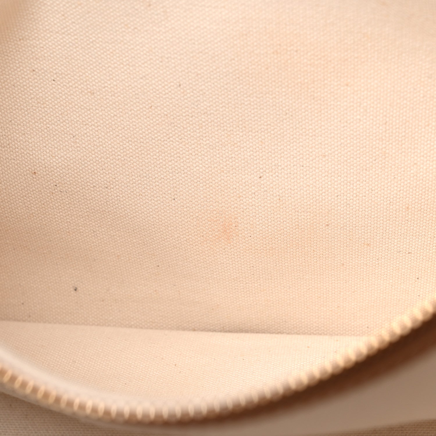 Celine Canvas Calfskin Horizontal Cabas Natural Tan 12 of 17