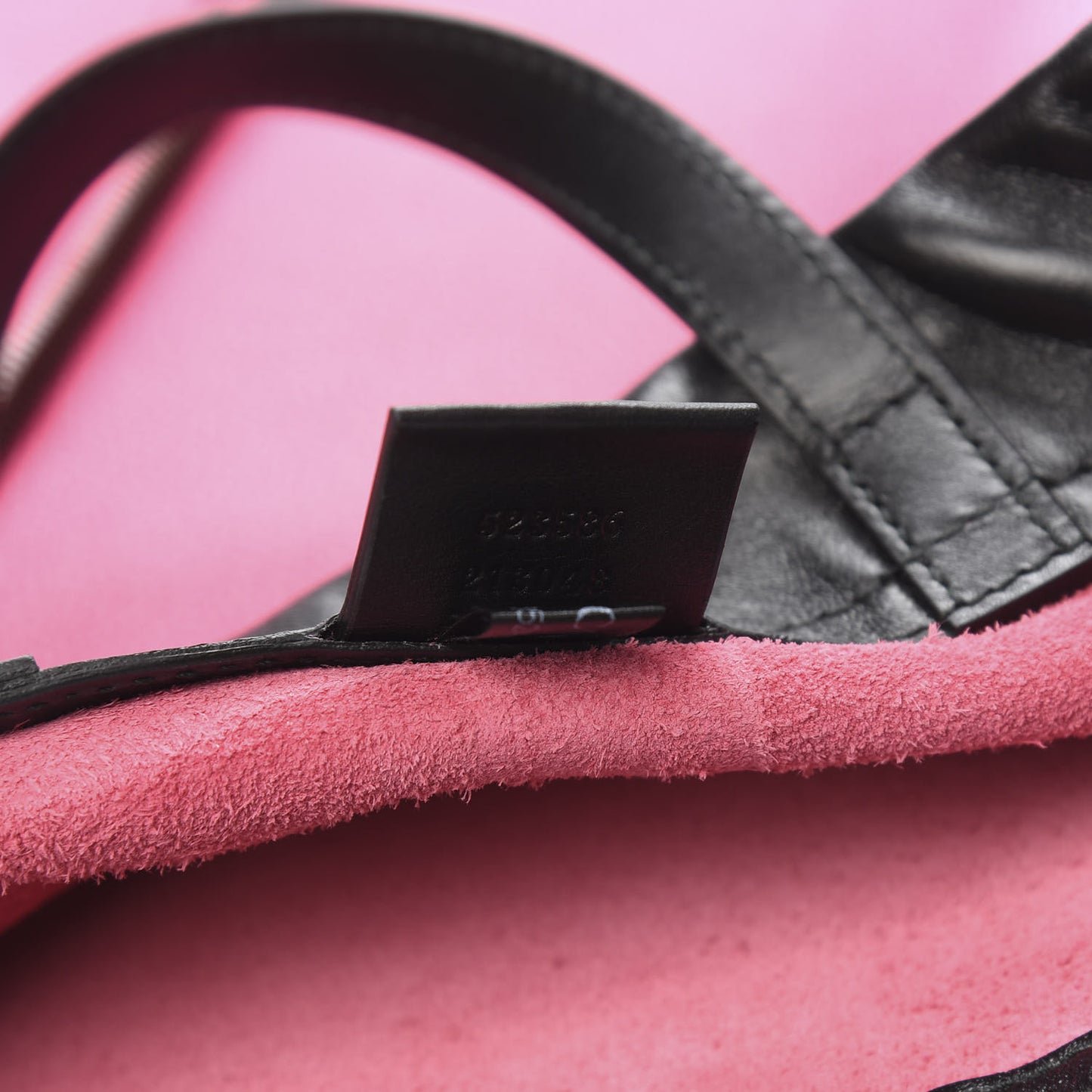 Grained Calfskin Logo Drawstring Backpack Box Pink Green Black