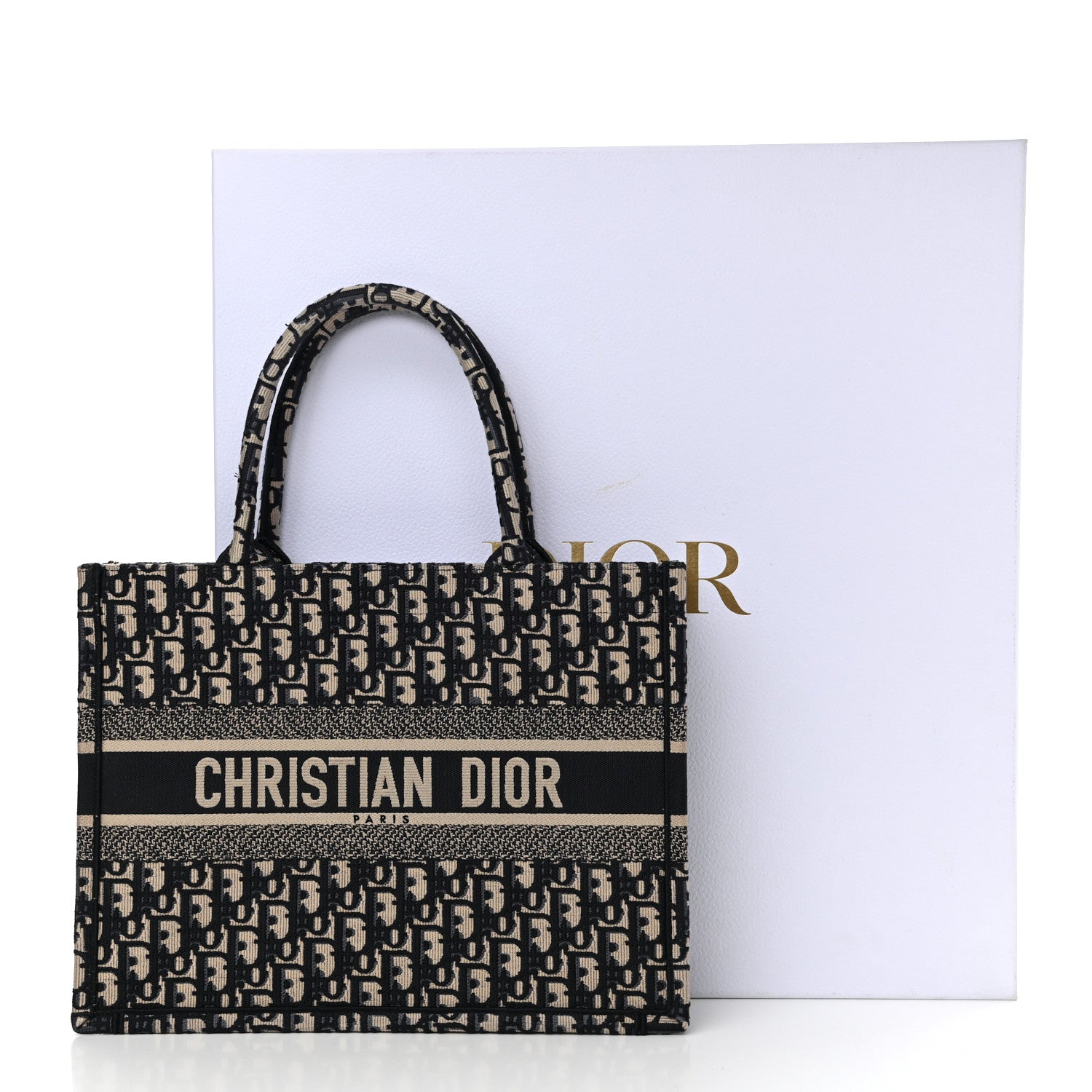 Christian Dior Oblique Medium Book Tote Blue Multicolor 14 of 14