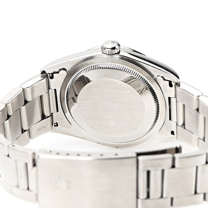 Rolex Stainless Steel 36mm Oyster Perpetual Datejust Watch Silver Roman 16220 4 of 6