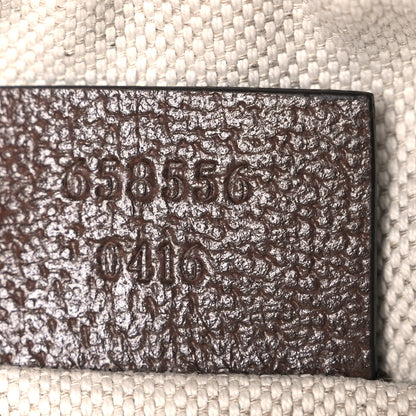 Gucci GG Supreme Monogram Mini Neo Vintage Double Zip Messenger Bag Beige New Acero Crop 6 of 9